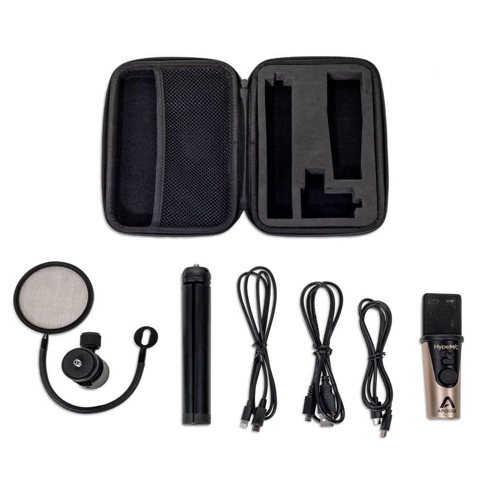 Apogee HypeMiC USB Microphone with Onboard Compressor and Headphone Amp