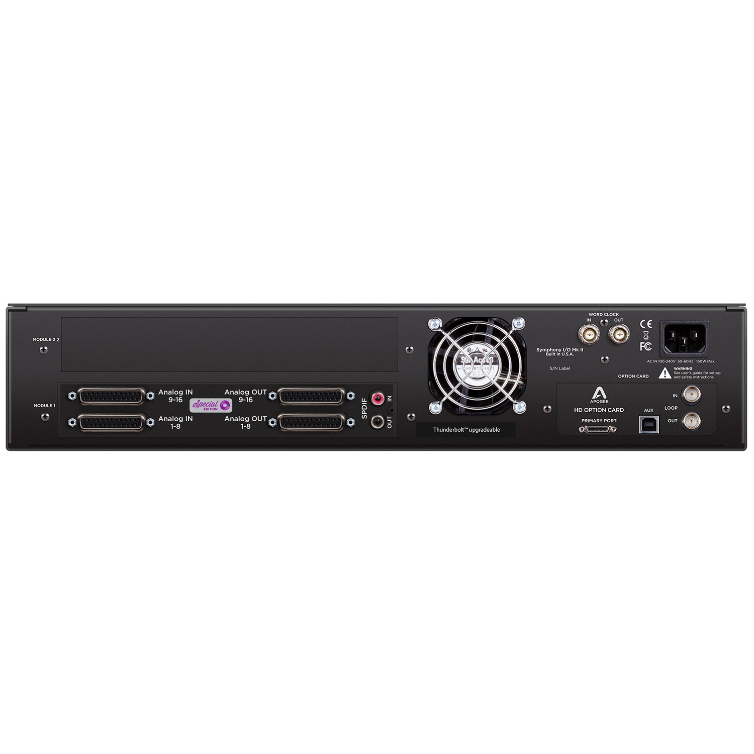 Apogee Symphony I/O MkII SE - Flagship Audio Interface (HDX / 16x16 Analog)