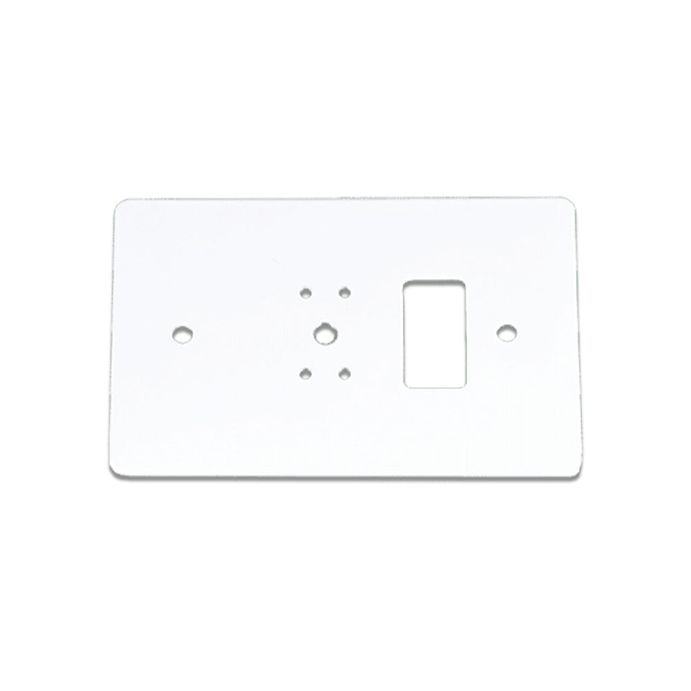 Listen Technologies LA-347 - Wall Box Mounting Plate for Listen Transmitters (White)
