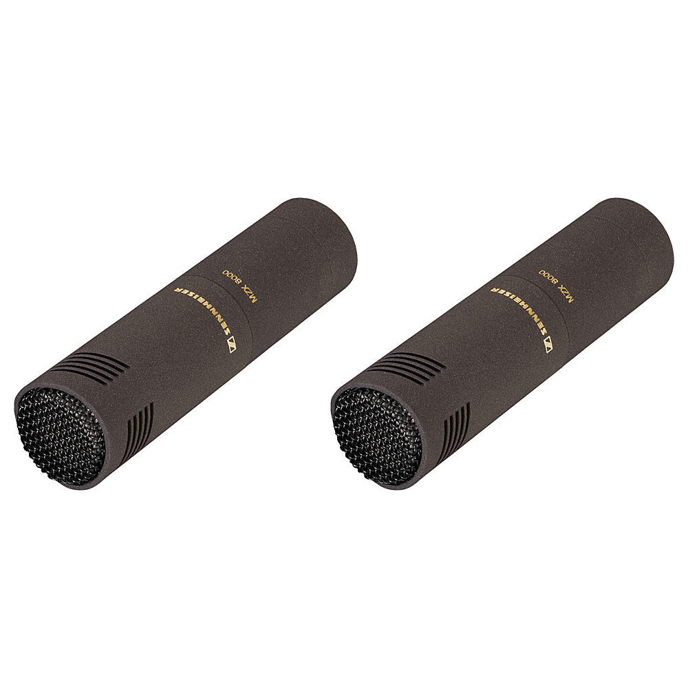 Sennheiser MKH 8040 Compact Cardioid Condenser Microphone Stereo Matched Pair W/MZX8000 XLR Module