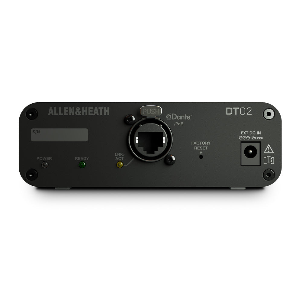 Allen and Heath DT-02-M - Dante to Analog Output Interface with Ears / No PSU