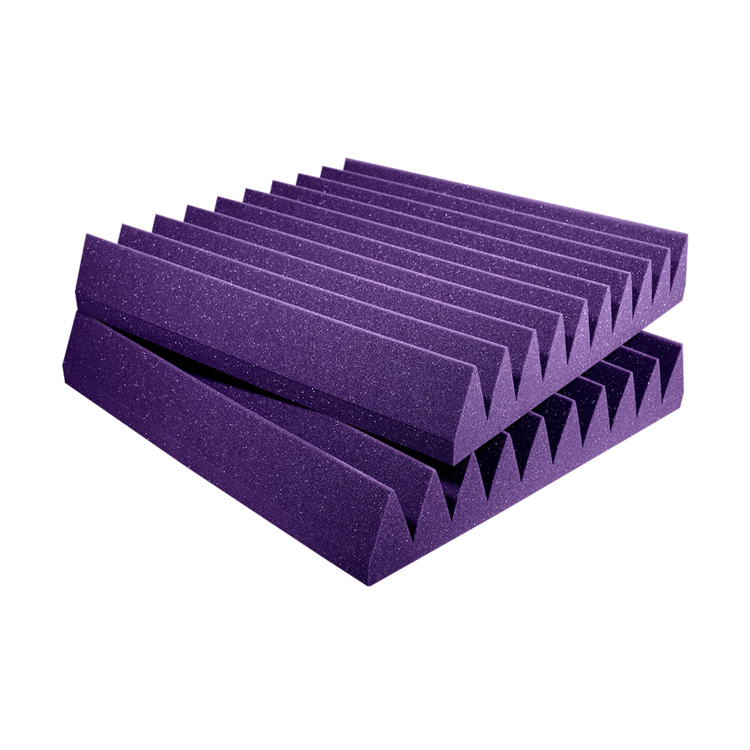 Auralex 4" StudioFoam Wedge - 2x2 Foot Absorption Panel (Purple / Box of 6)