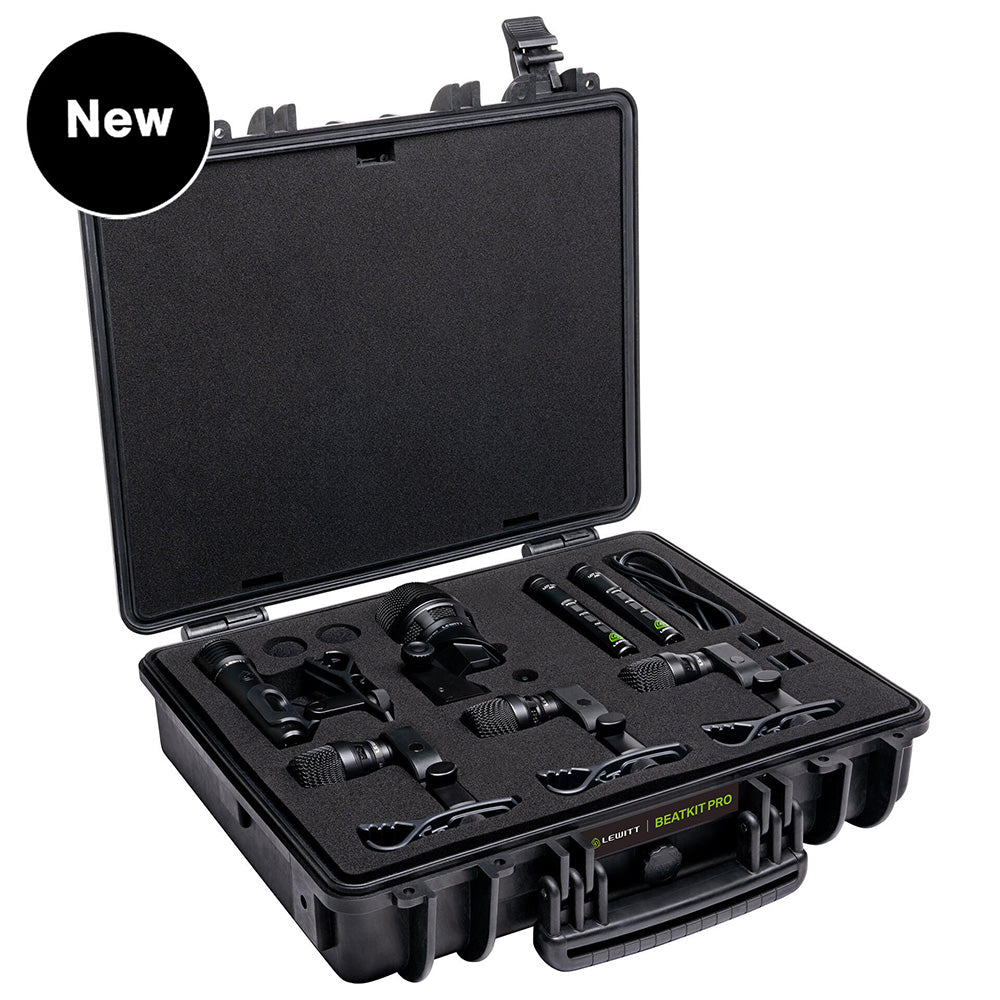 Lewitt Audio BEATKIT PRO - Professional 7-Piece Drum Microphone Kit
