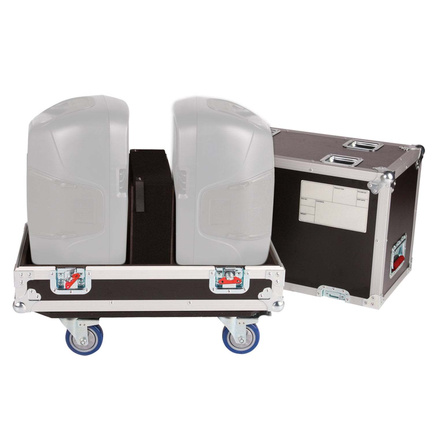 Gator G-TOUR SPKR-212 Tour Style Transporter For (2) 12" Speakers