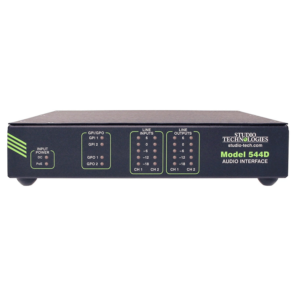 Studio Technologies Model 544D - 2x2 Analog to Dante / AES67 Audio Interface