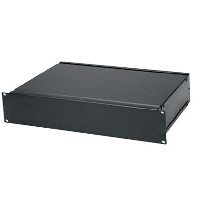 Middle Atlantic CH2 Two-Space Rack Chassis with Black Brushed Finish - 10 inches Deep
