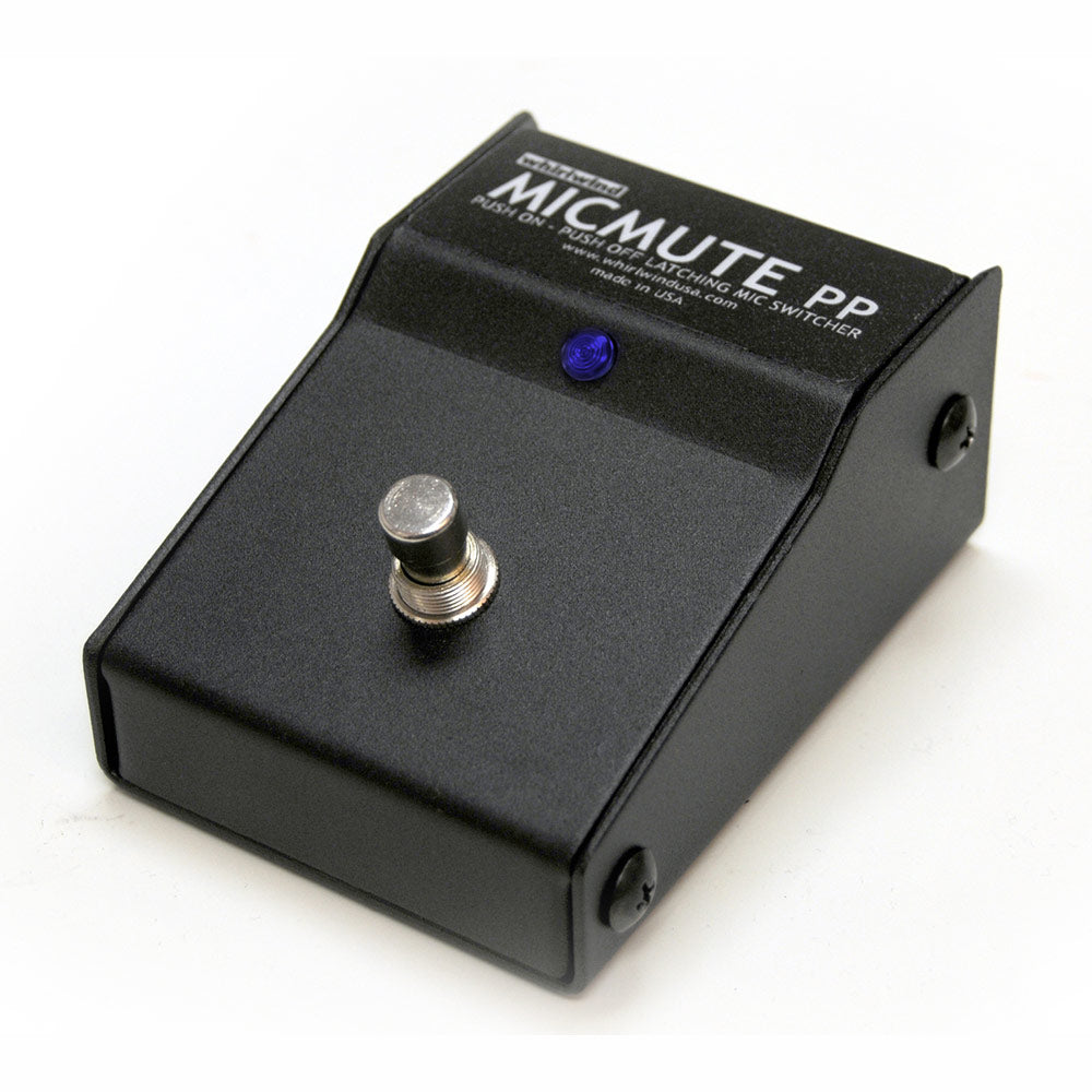 Whirlwind MICMUTE-PP Latching Microphone/Line Switcher - Footswitch Model