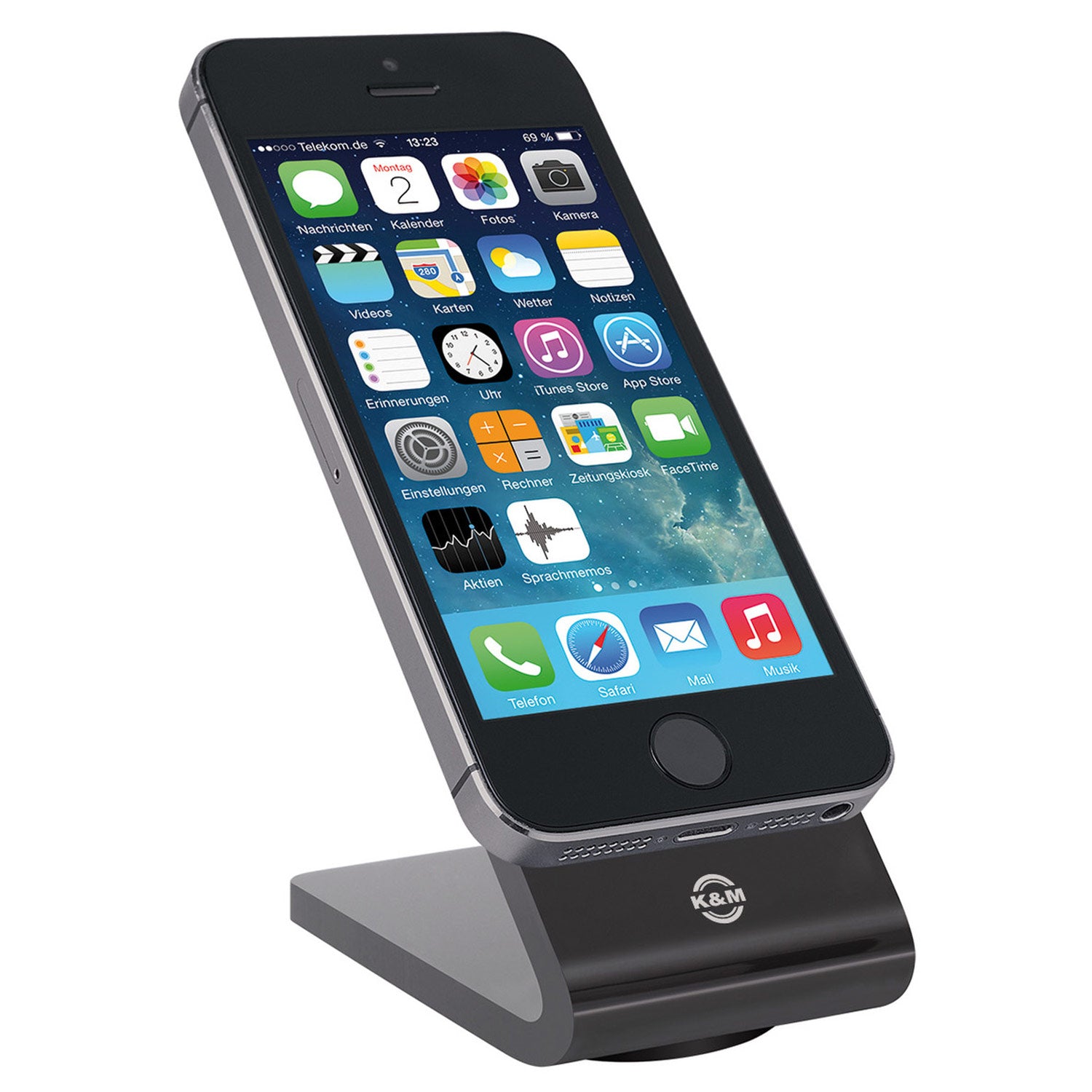 K + M 19850 Universal Smartphone Desktop Stand