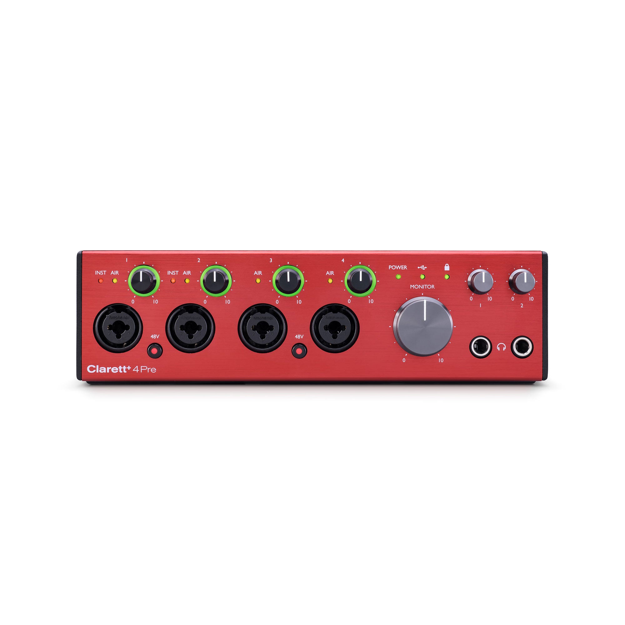 Focusrite Clarett Plus 4Pre - 18-In / 8-Out USB-C Audio Interface