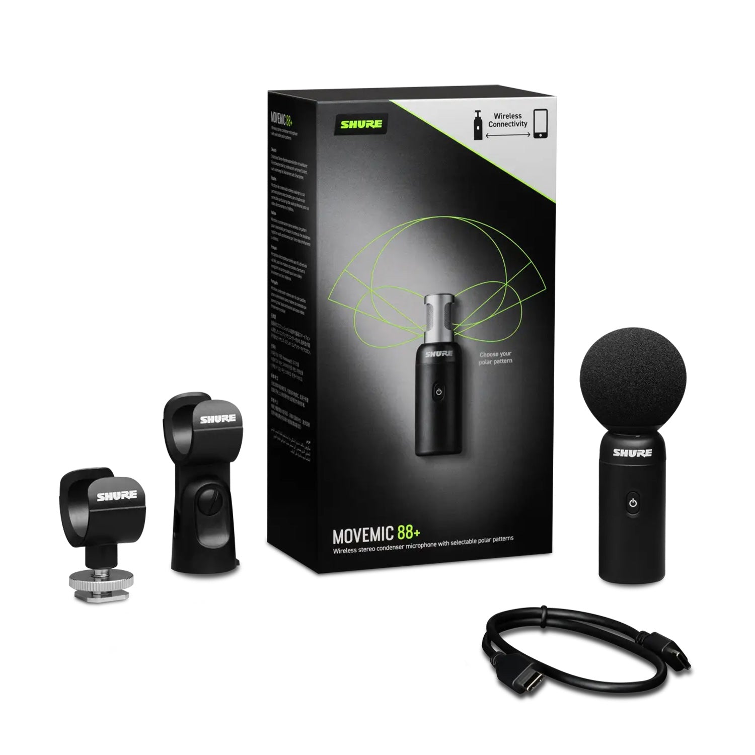 Shure MoveMic 88 Plus - Wireless Video Microphone