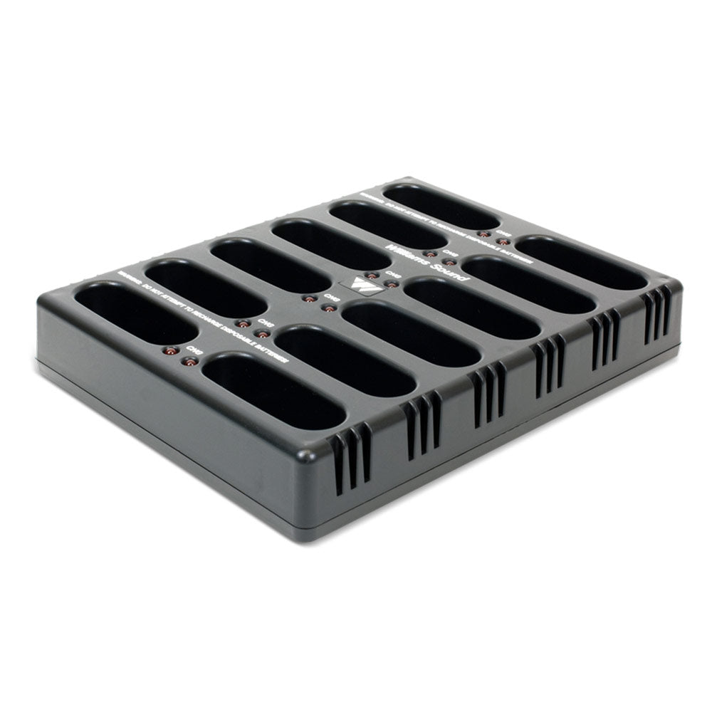 Williams AV CHG 3512 12-Bay, Drop-In Charger For FM/Infrared Body-Pack Transmitters/Receivers