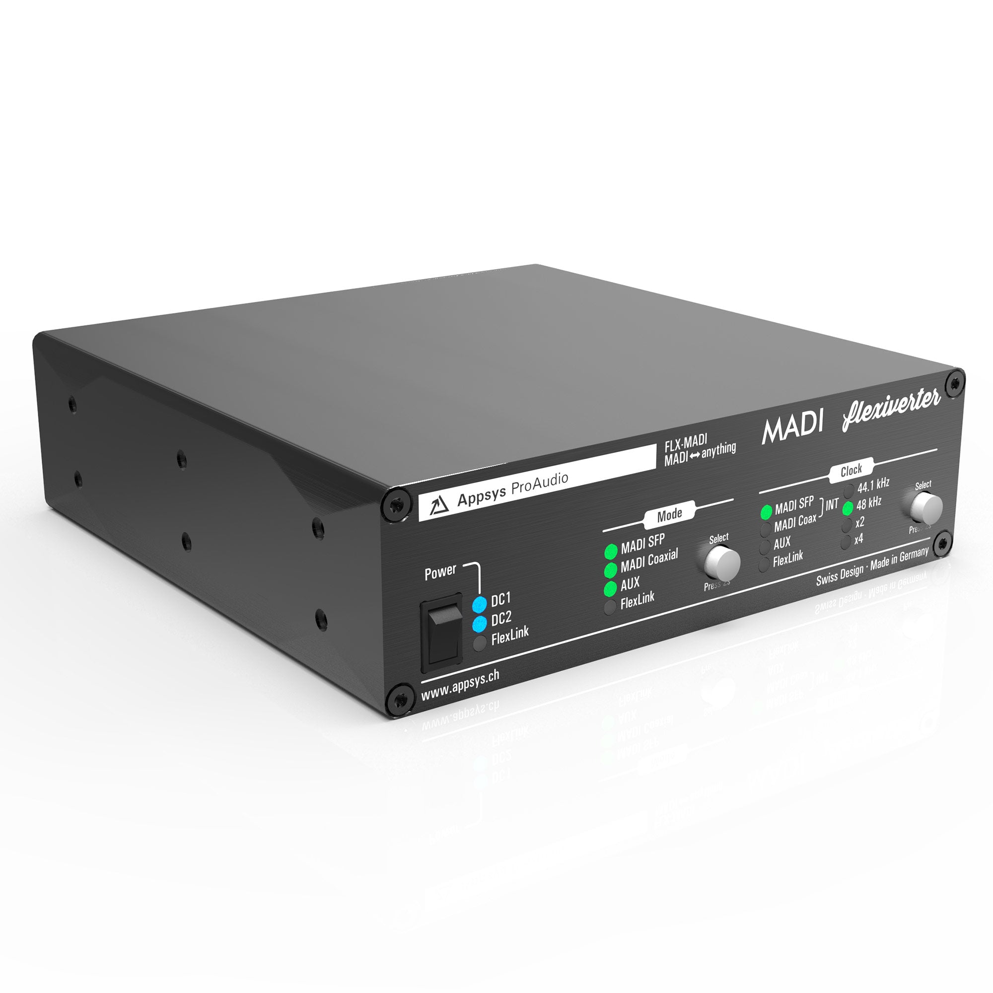 Appsys Pro Audio FLX-MADI Flexiverter - 128-Channel MADI Digital Audio Converter