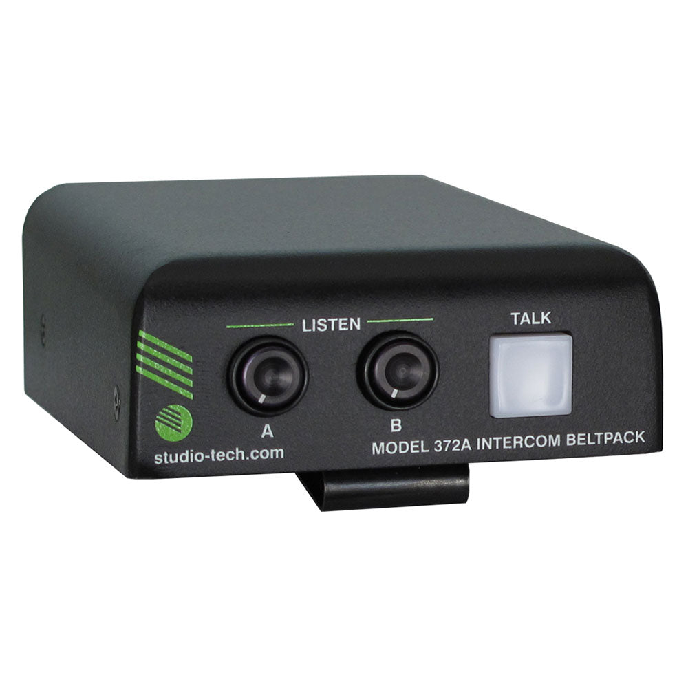 Studio Technologies Model 372A Dante Intercom Beltpack with XLR5F Connection