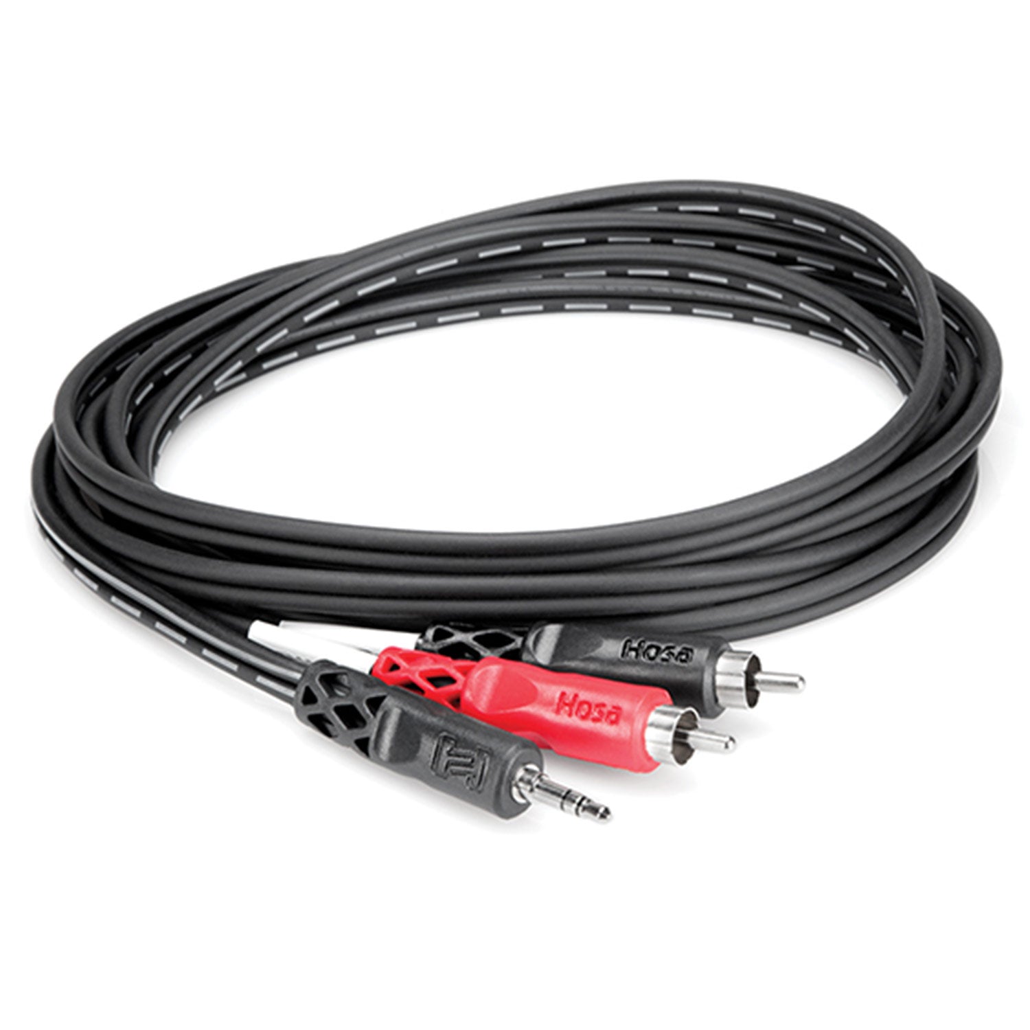 Hosa CMR-206 Stereo Breakout, 3.5 mm TRS to Dual RCA, 6 feet