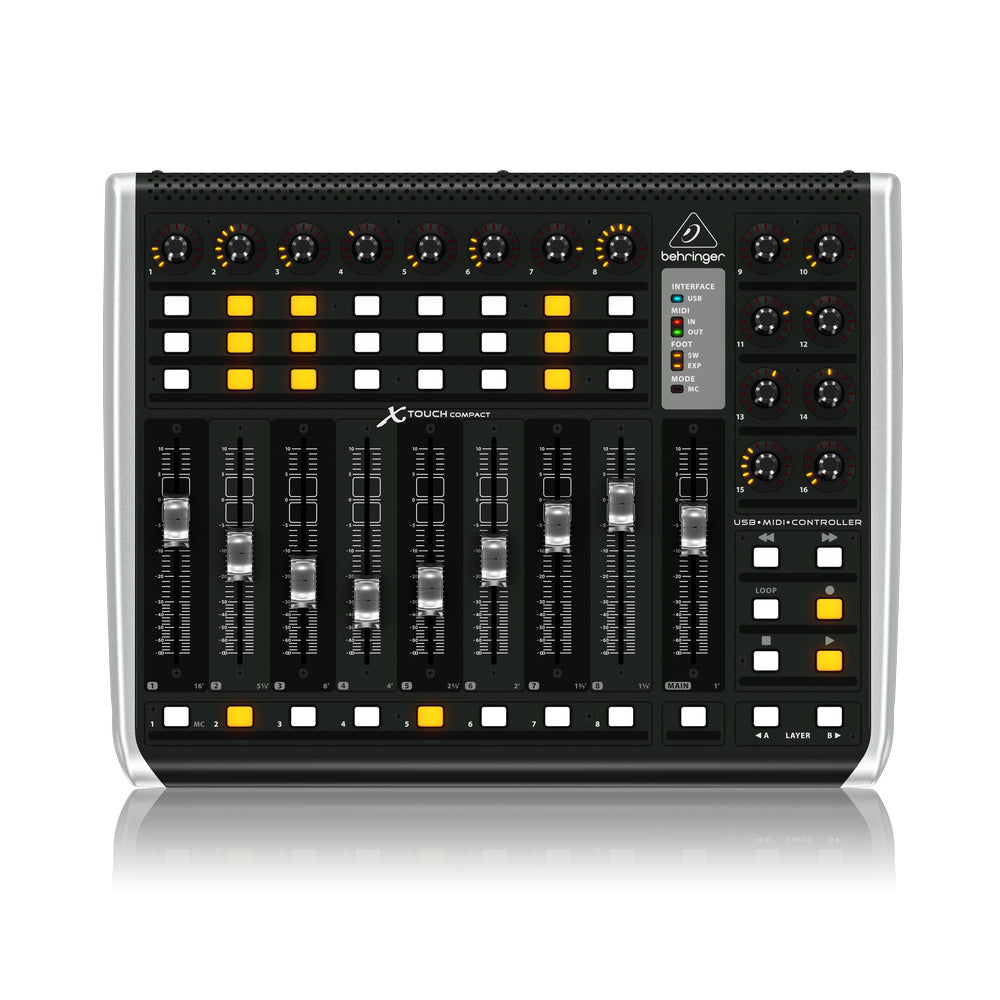 Behringer X-TOUCH COMPACT Universal USB MIDI Control Surface - B-Stock