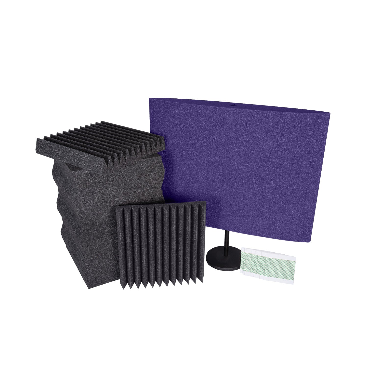 Auralex Podcast Starter Kit - Complete Treatment Solution for Content Creators (Purple)
