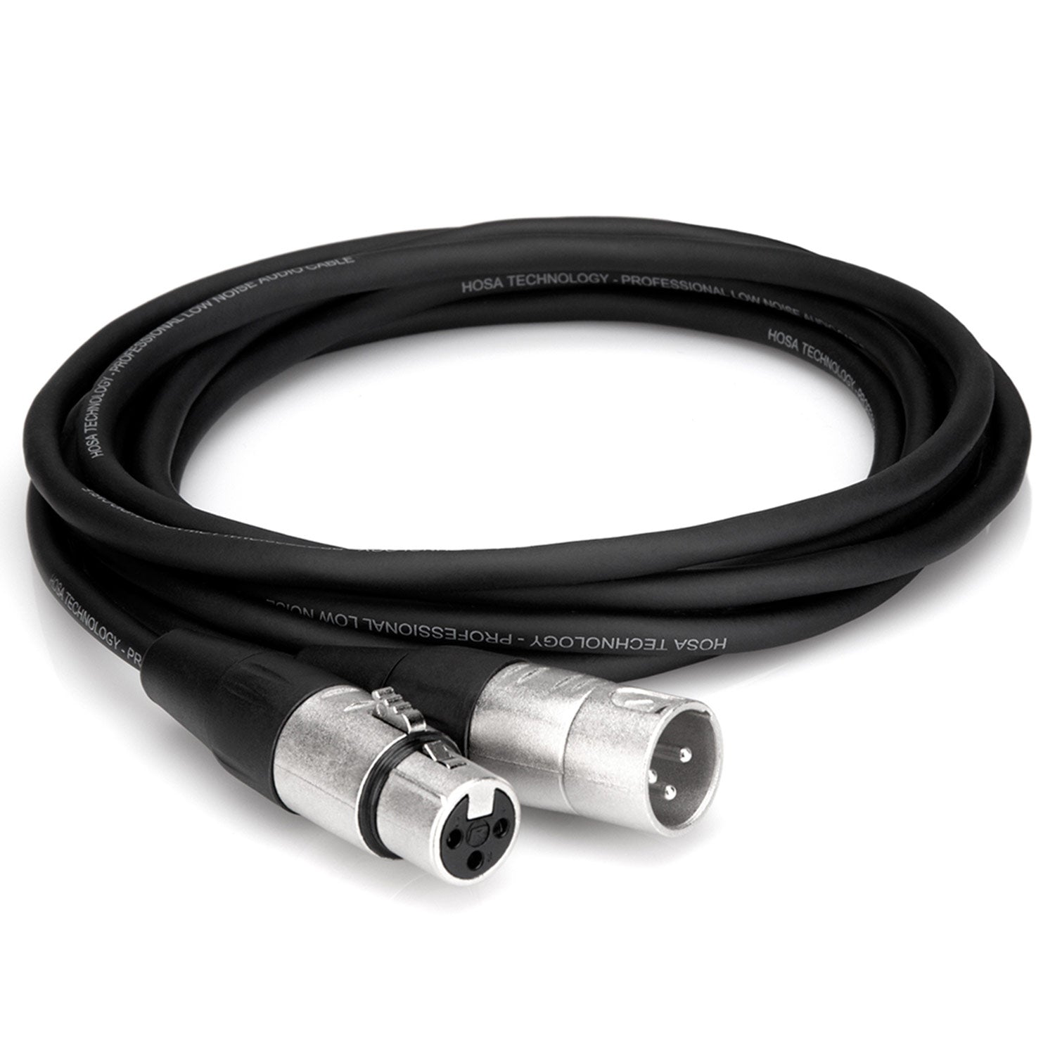 Hosa HXX-005 Pro Balanced Interconnect, REAN XLR3F to XLR3M, 5 feet