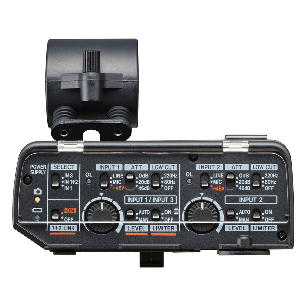 Tascam CA-XLR2D-C - CA-XLR2d XLR Microphone Adapter for Mirrorless Cameras (Canon)