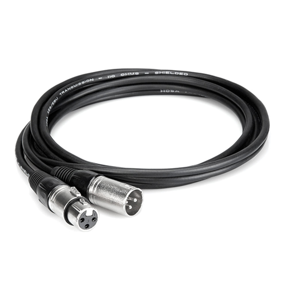 Hosa EBU-020 AES/EBU Cable, Hosa XLR3F to XLR3M, 20 feet
