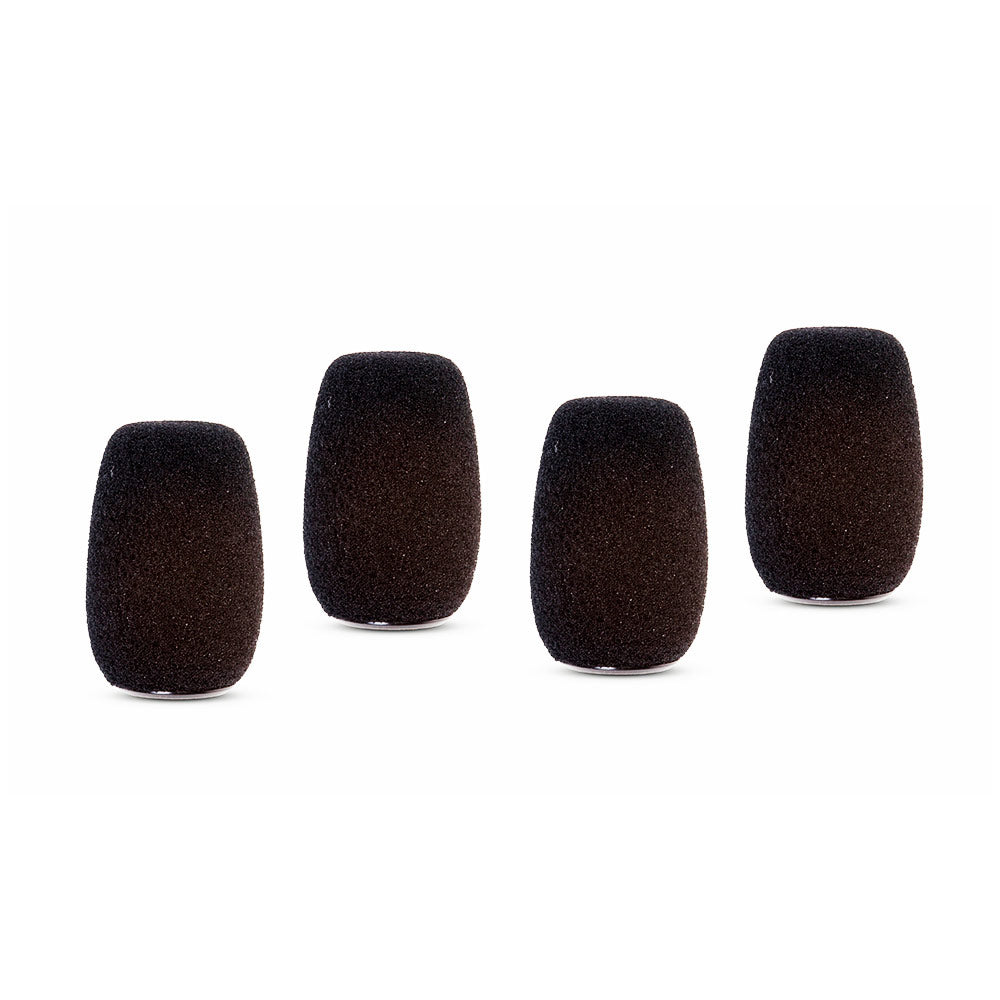 Shure ACVG4WS-B Black Foam Windscreens for Centraverse Gooseneck Microphones (4 Pack)