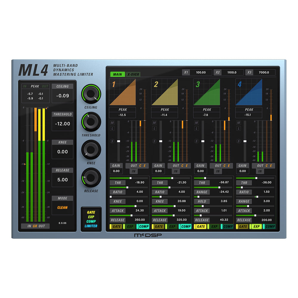 McDSP ML4000 Native V7 - Mastering Limiter Plugin (VST/AU/AAX Native)