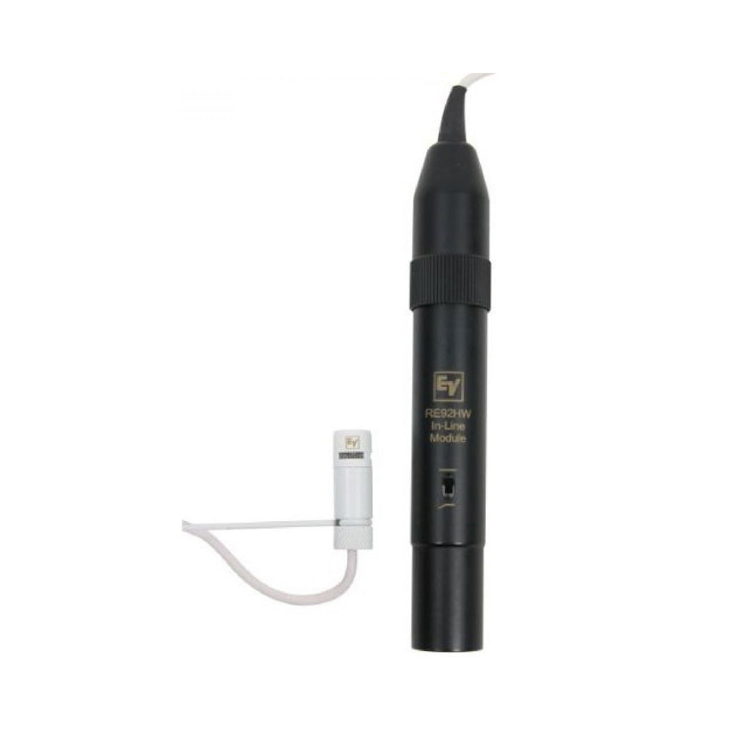 Electro-Voice RE92HW - Premium Hanging Microphone with Inline Preamp and 25-Foot Cable (White)