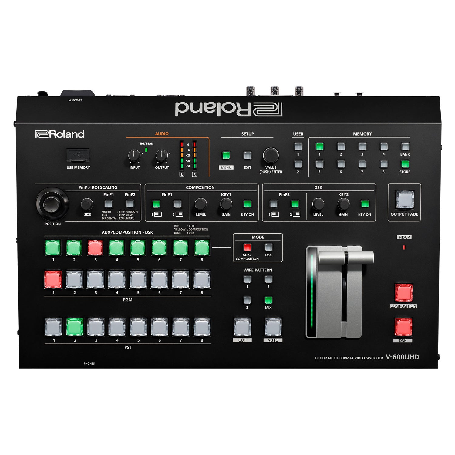 Roland V-600UHD - 4K HDR Multi-Format Video Switcher