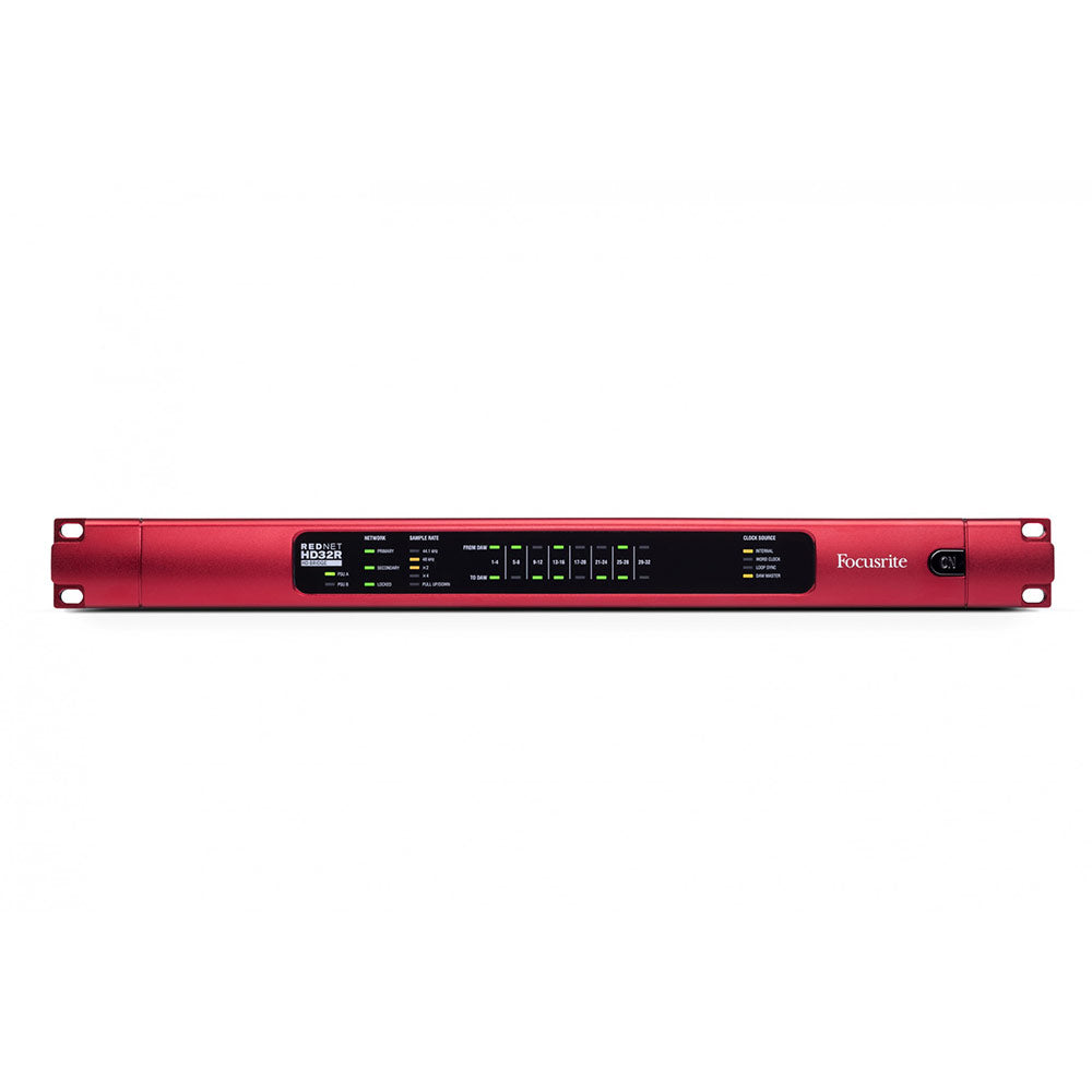 Focusrite RedNet HD32R 32x32 Pro Tools|HD to Dante Audio Network Interface