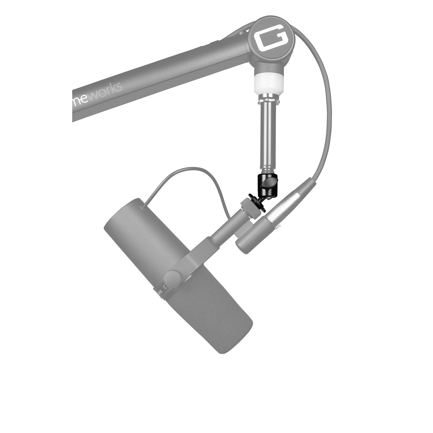 Gator GFW-MIC-BALLHEAD-MT - Ball-and-Socket Head Mic Stand Adapter