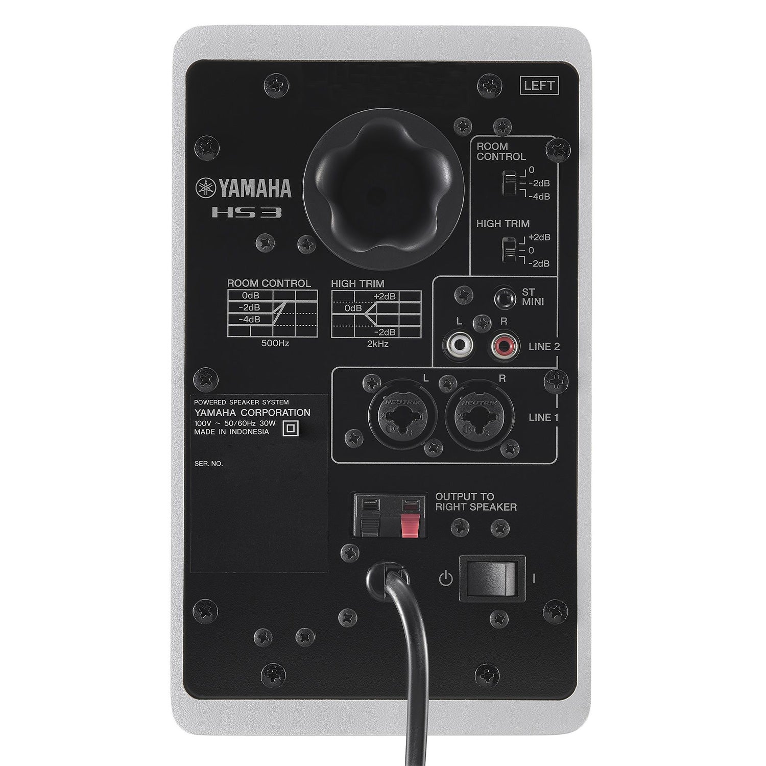 Yamaha HS3 - Two-Way Active Desktop Studio Monitors (White / Pair)