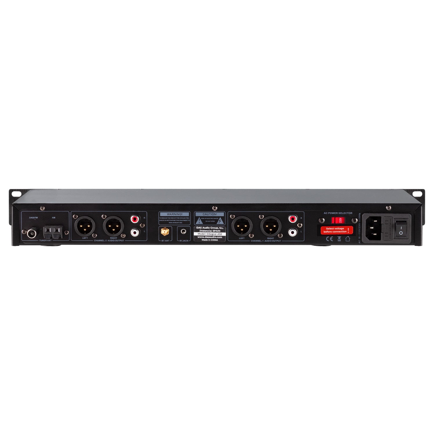 DAS INTEGRAL-AS2 - Stereo Audio Source with Tuner / CD Player / USB / Bluetooth