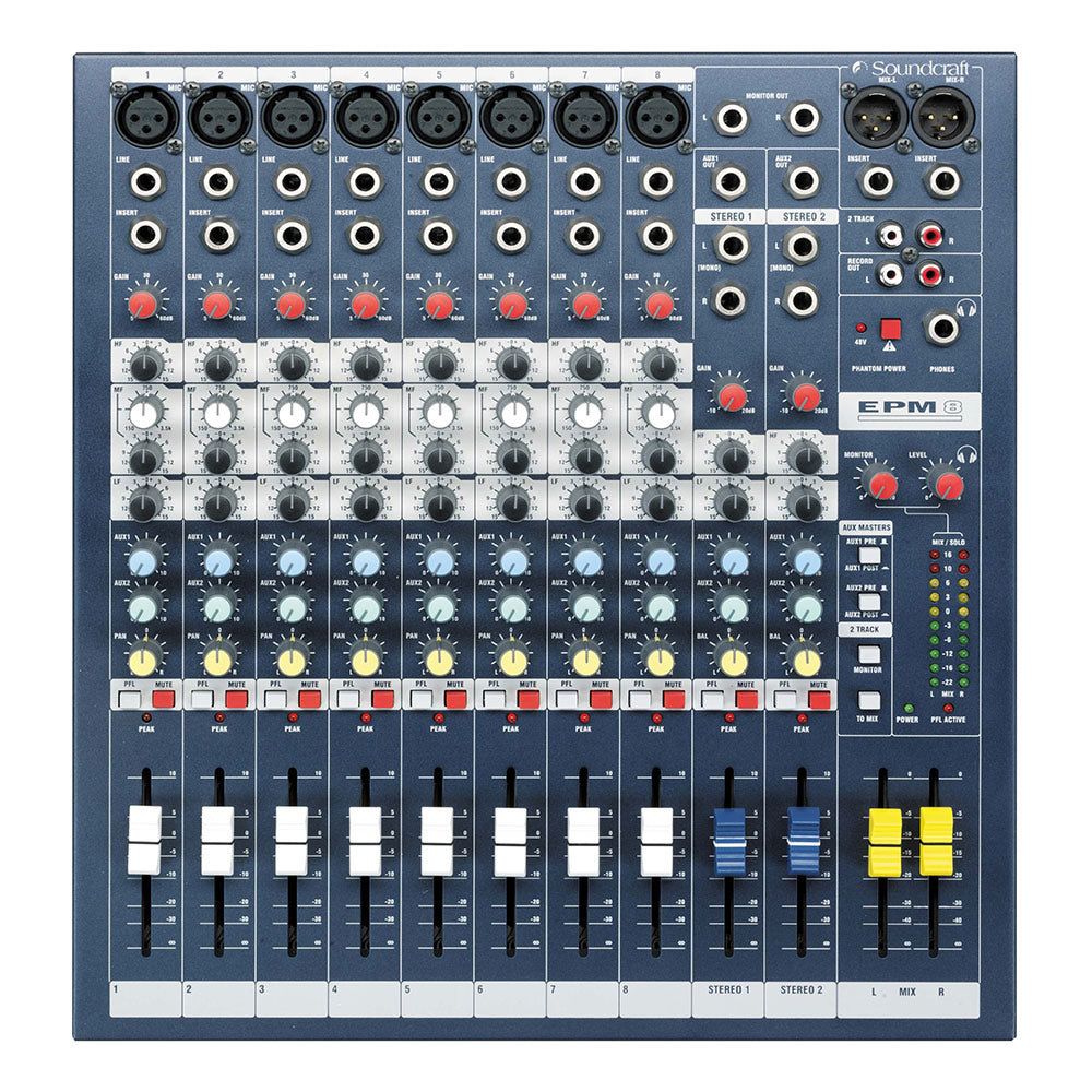 Soundcraft EPM8 Compact 8 Channel Mixer