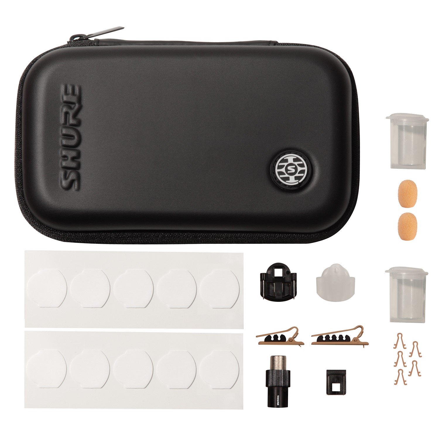 Shure TwinPlex TL48T/O-MTQG-A Subminiature Lavalier Microphone (Tailored, MTQG, Tan)