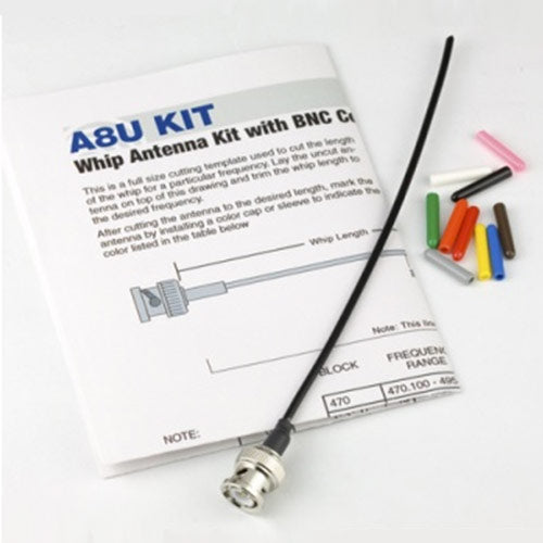 Lectrosonics A8U Kit - UHF Whip Antenna with Cutting Kit