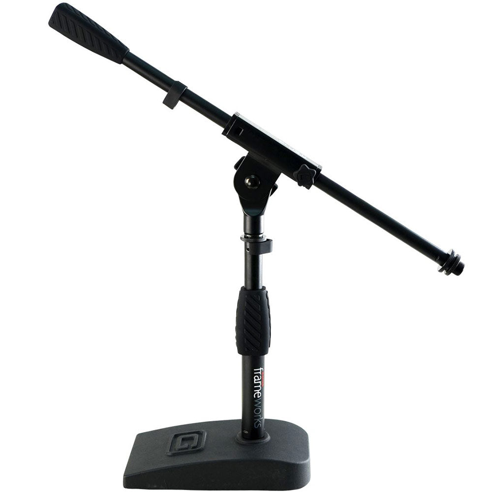 Gator GFW-MIC-0821 Compact Base Short Boom Microphone Stand