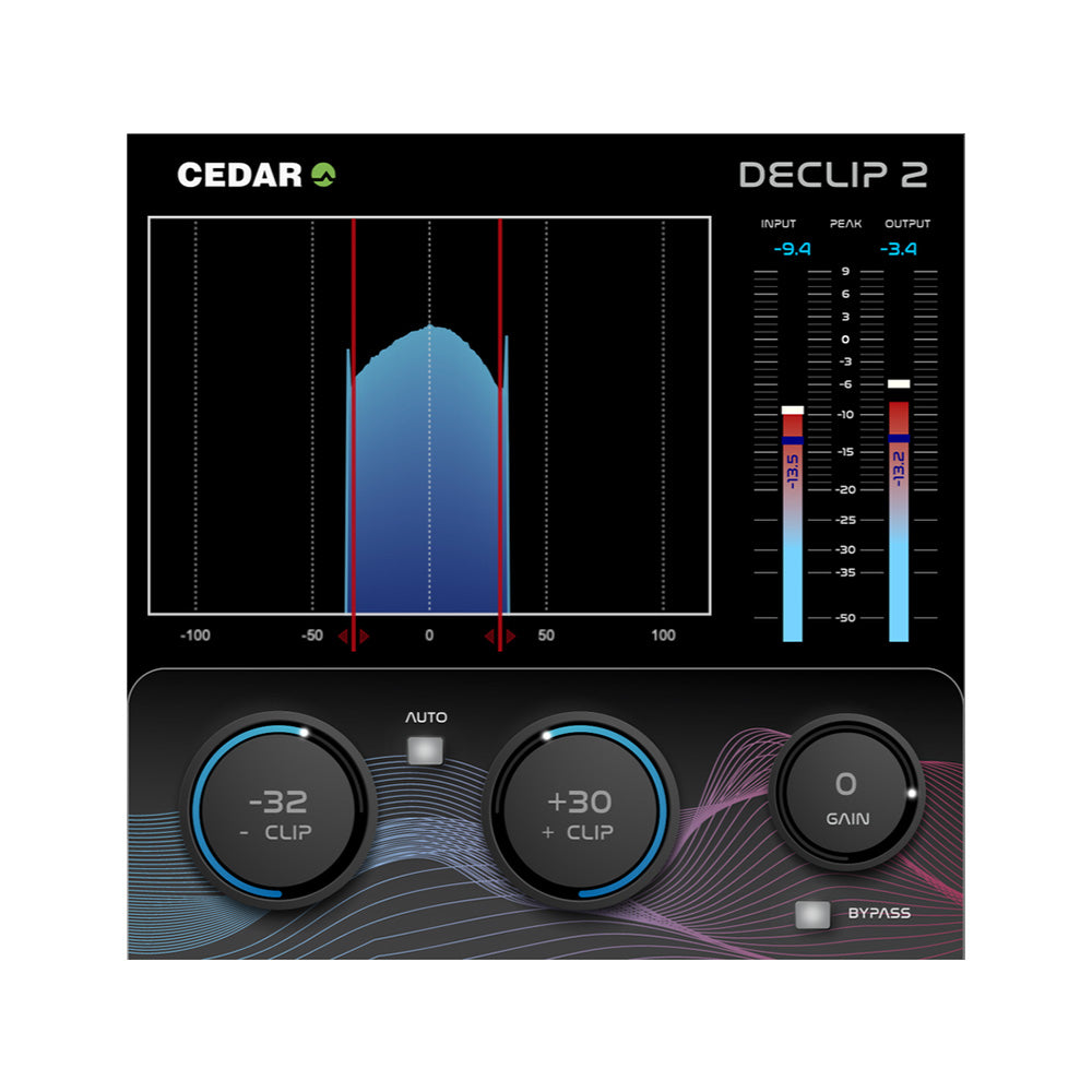 CEDAR Audio Declip 2 - Clipped Audio Removal Plugin (VST/AU/AAX)