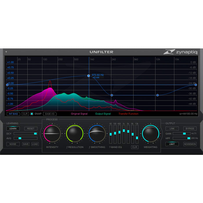 Zynaptiq Repair Bundle (Unveil, Unfilter, Unchirp) - VST/AU/AAX/RTAS