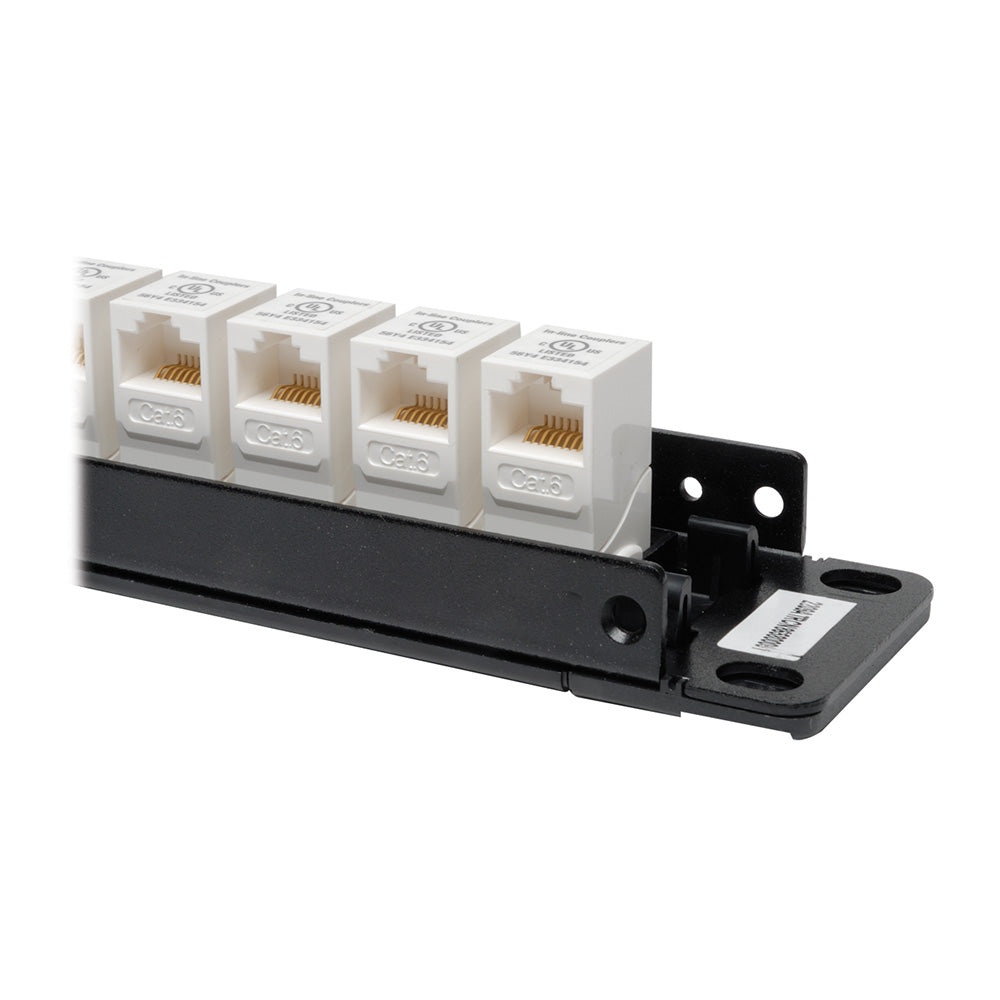Tripp-Lite N250-024-LP 24-Port Cat6/Cat5 Low Profile Feed-Through Patch Panel
