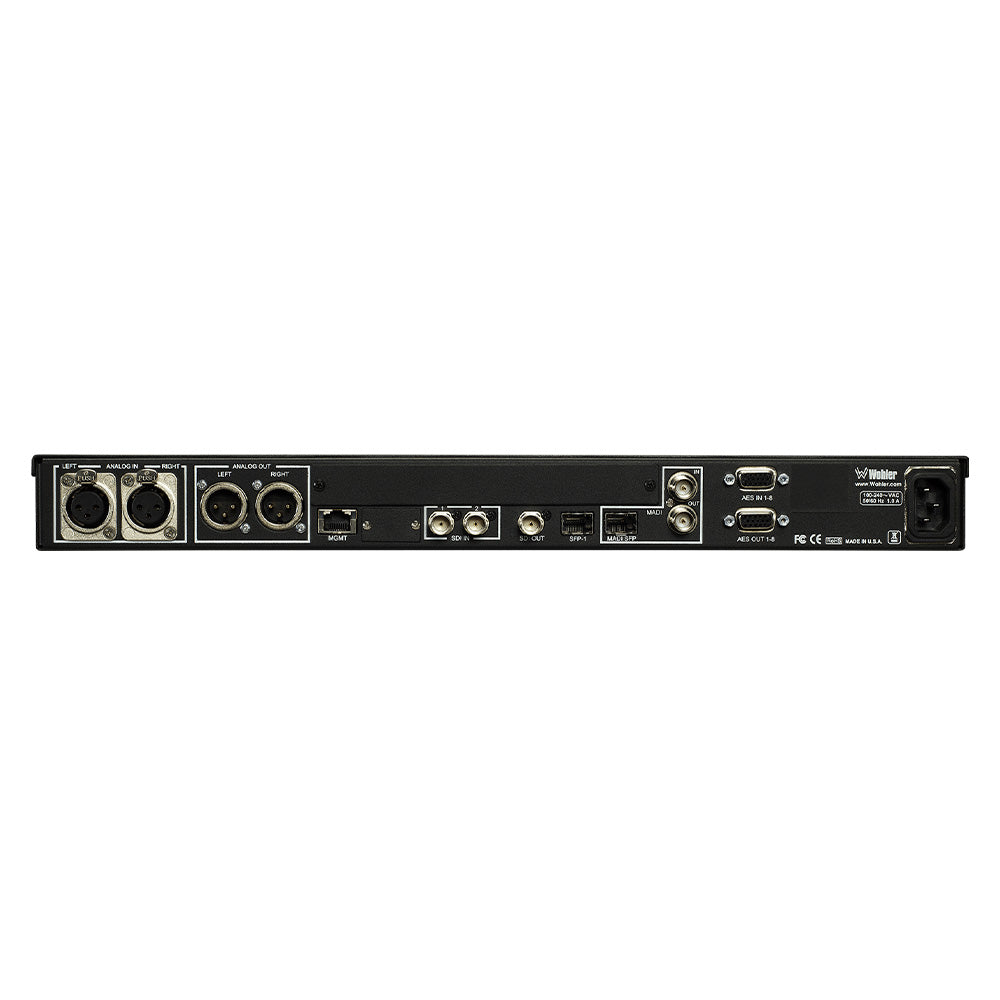 Wohler iAM1-8 - 8-Channel 3G-SDI and Analog Audio Monitor
