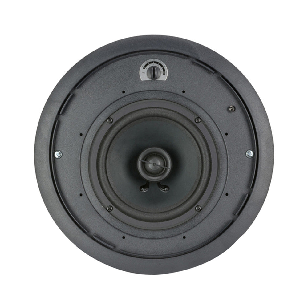 Soundtube CM62-EZS-II-BK - Two-Way 6.5-Inch In-Ceiling Loudspeaker with Short Can (Black)