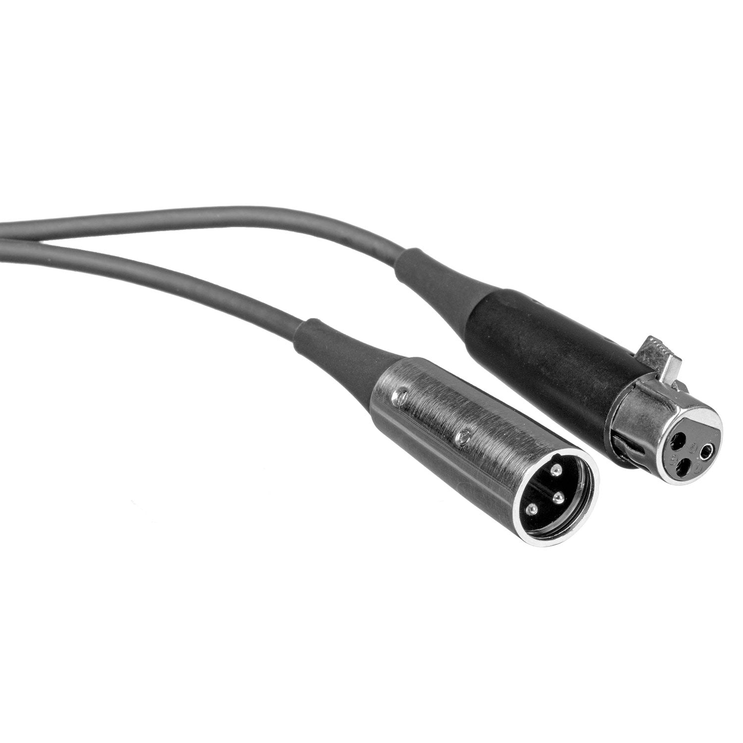 Shure C25E Triple-Flex Microphone Cable with Black Connector on Mic End (25 Foot)