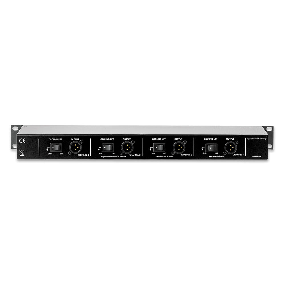 ART PDB4 - 4-Channel Passive Rack Mount DI