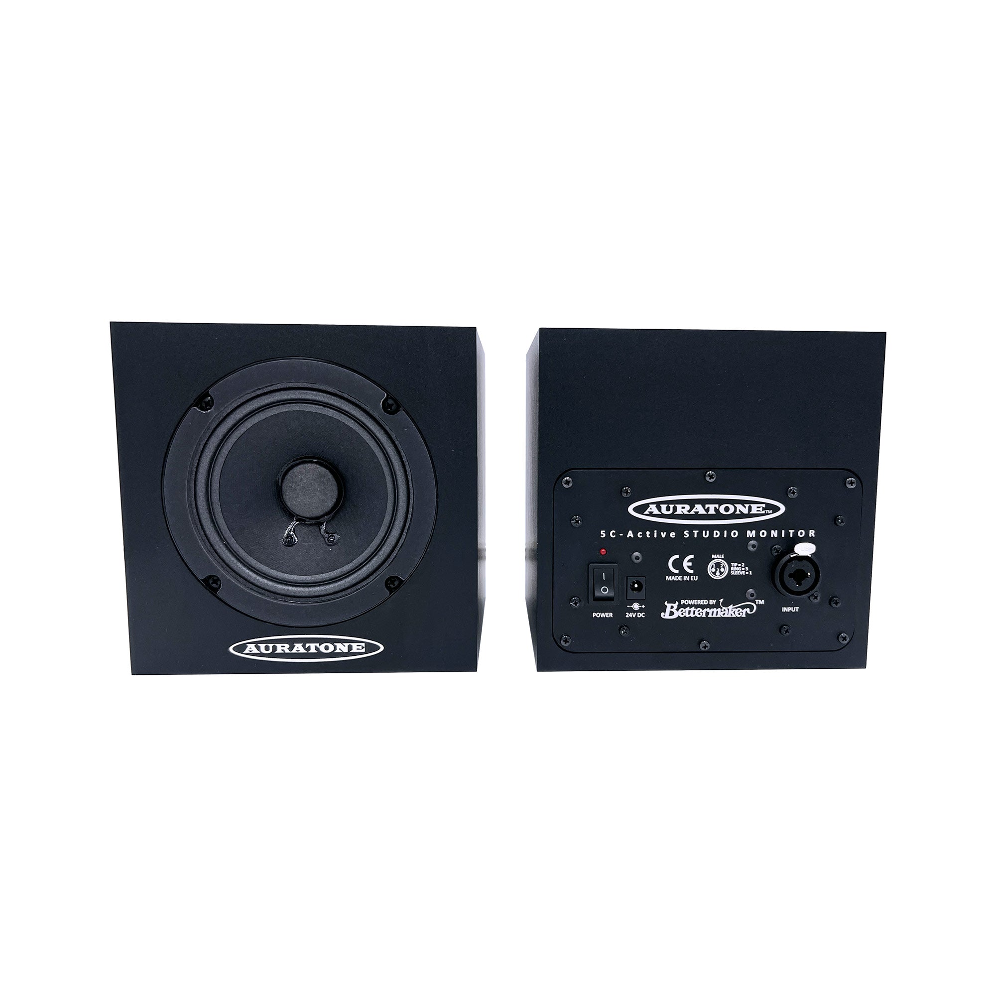 Auratone 5C Active Super Sound Cube - Full-Range Reference Monitors (Pair / Black)