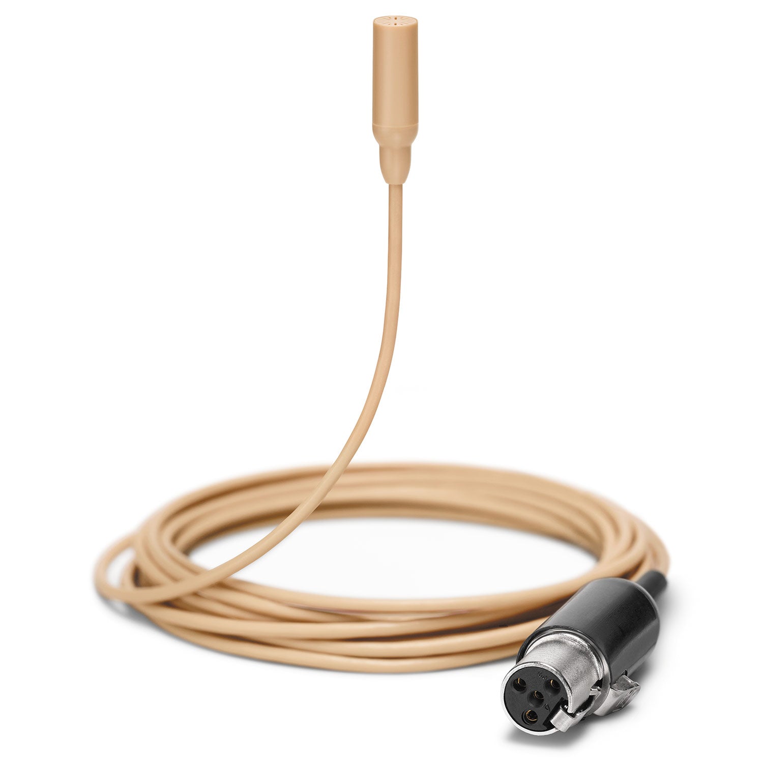 Shure TwinPlex TL48T/O-MTQG-A Subminiature Lavalier Microphone (Tailored, MTQG, Tan)