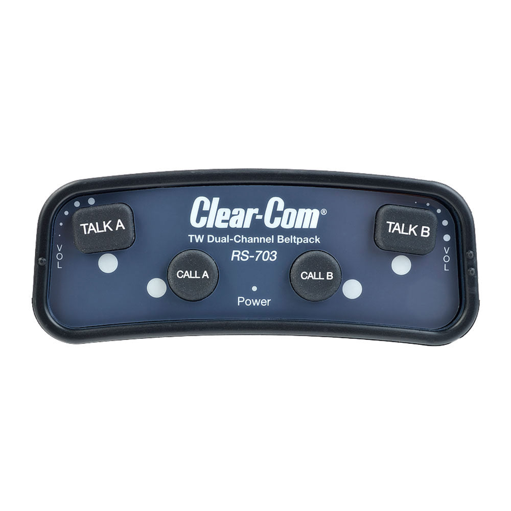 Clear-Com RS-703 - Dual-Channel Wired Beltpack for Encore Series Intercom