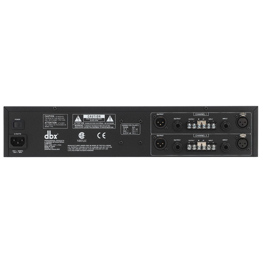 DBX 1215 Dual Channel 15-Band Graphic Equalizer