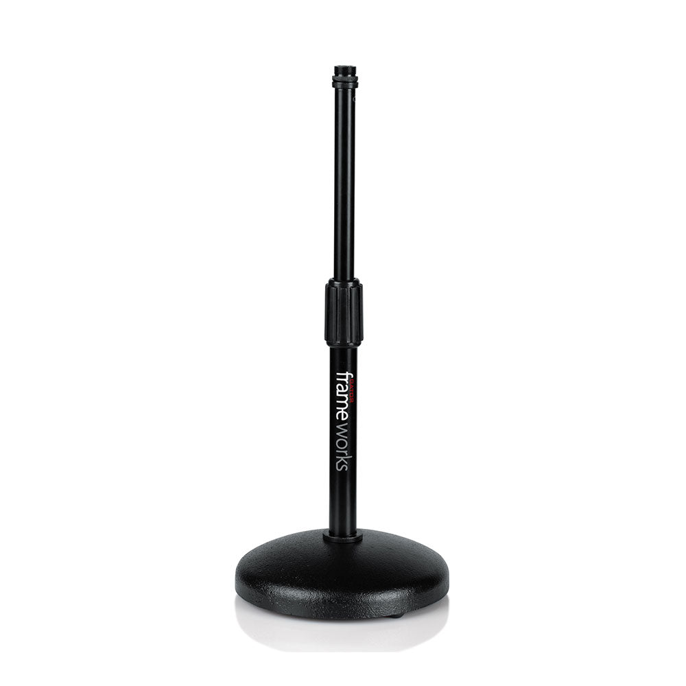 Gator GFW-MIC-0501 Frameworks Round Base Desktop Microphone Stand
