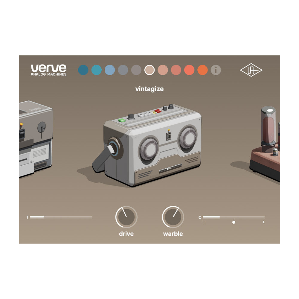 Universal Audio Verve Analog Machines - Vintage Processing Plugins (VST/AU/AAX / UAD or Native)