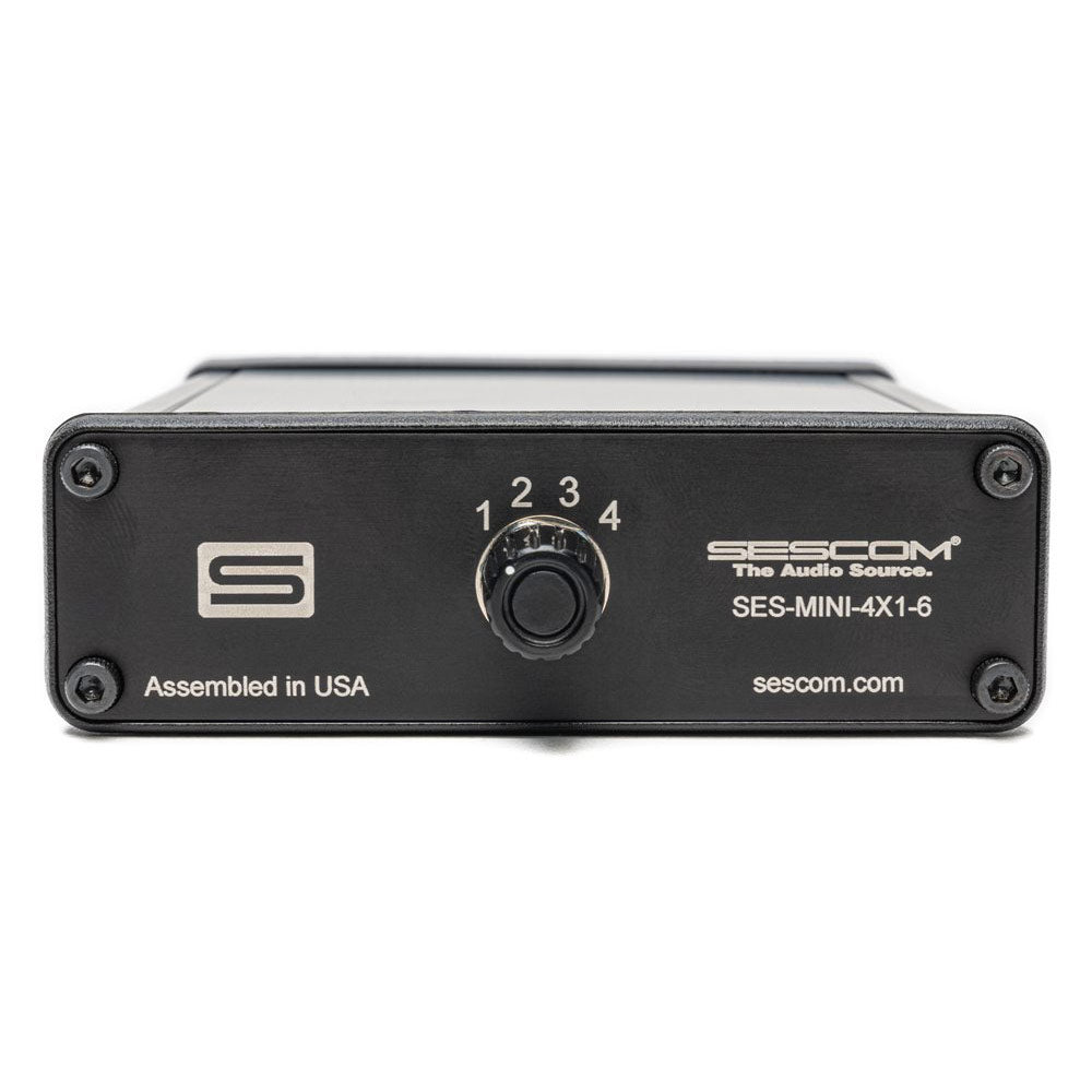 Sescom SES-MINI-4X1-6 Passive Audio Signal Splitter