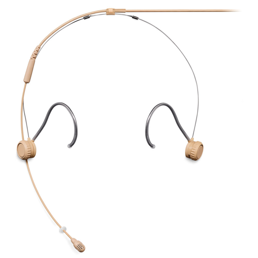 Shure TH53T/O-MDOT TwinPlex TH53 Omnidirectional Subminiature Headset Microphone (MicroDot/Tan)